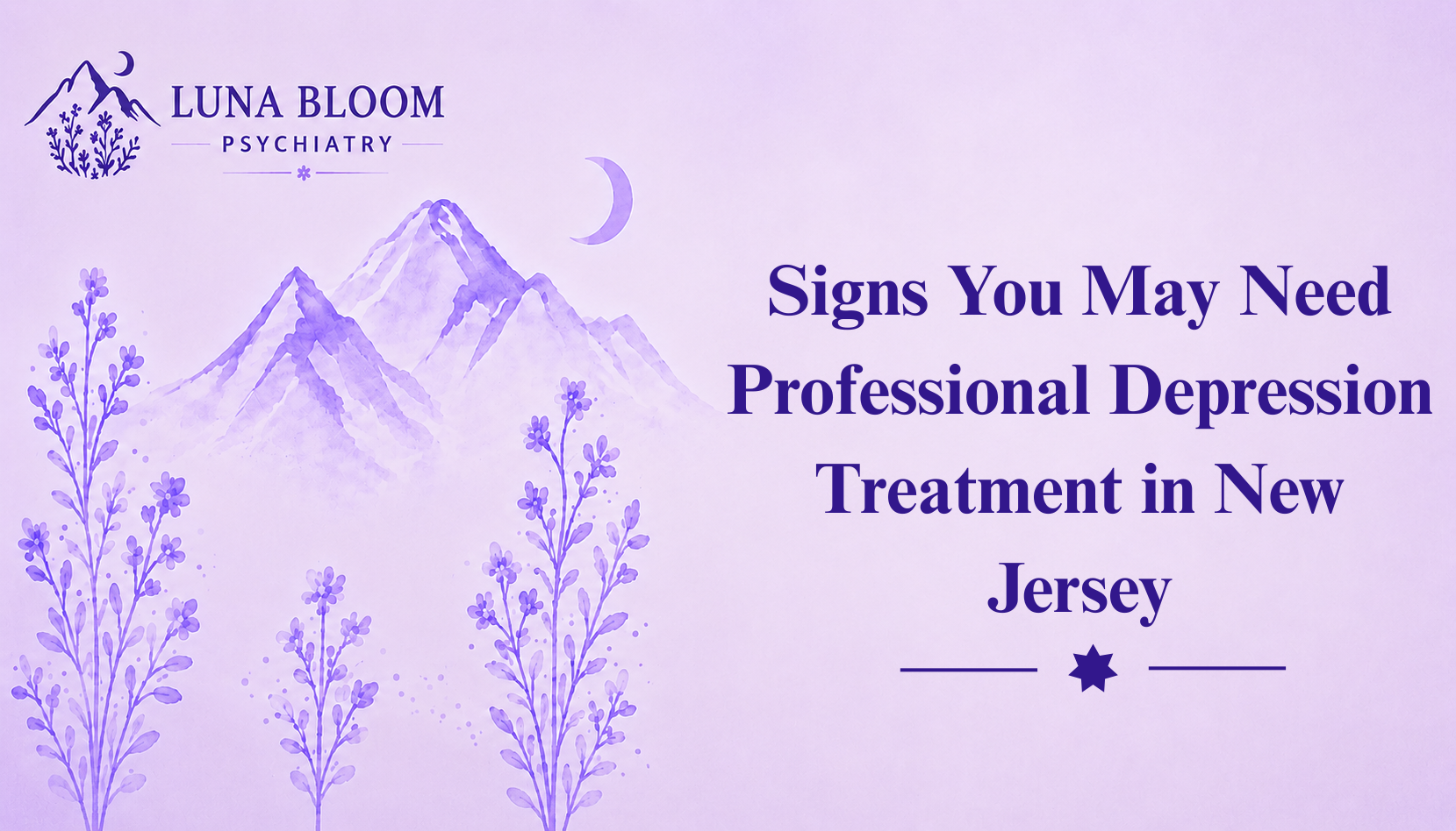 Signs You May Need Professional Depression Treatment in New Jersey